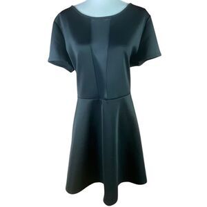 Red Dot Boutique Womens Black Mesh Chest Short Mini Dress 3X Plus